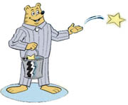 P.J. Bear With Stars